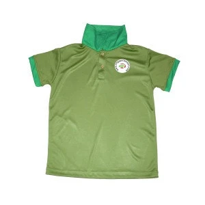 Custom golf tee shirt in cut and sew style.