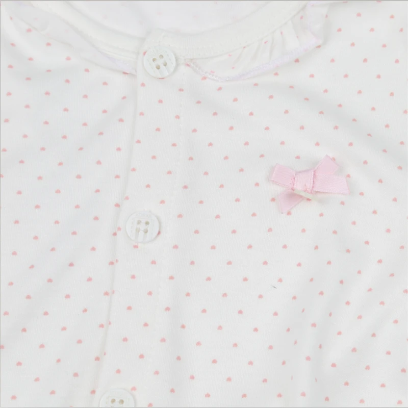 Custom High Quality Baby Dot Organic Cotton Underwear Set