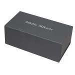 Custom logo high-end black paper watch box