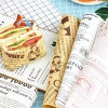 Custom Logo Printing Food Grade Greaseproof Burger Sandwich Wrapping Paper