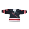 Custom made Sublimation ice hockey jersey with sponsors logo ice hockey uniforms