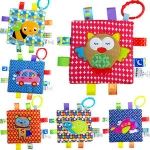 Custom newborn baby appease towel Comforting Blanket soft tattle baby teether toy
