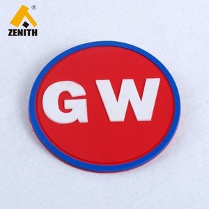 Custom Pvc Patches  Clothing Logo Badge Rubber Patch