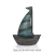 Import Custom resin manufacturer desk ornament statue collectible 3d antique scale old sailboat ship model from China