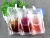 Import Custom reusable liquid stand up baby food spout pouch,plastic fruit juice packaging bag from China