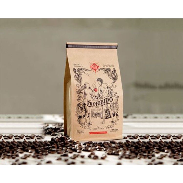 Custom Roasted Arabica Premium Stand Up Pouch Coffee Packaging Plastic Side Gusset Bag With Valve Zipper For Coffee bean Package
