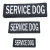 Import Custom Service Dog Embroidery Patches For Clothes from China