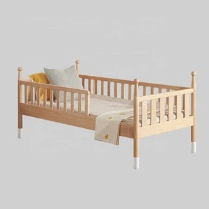 Custom Service kids beds Bedroom Furniture Modern Wooden Children Bed Design Single Cot Bed