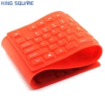 Custom Silicone Rubber Keypad Waterproof Silicone Rubber Flexible Soft Keyboard For PC Laptop