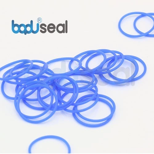 Custom size blue silicone O Ring Seals Rubber O-ring