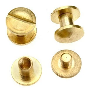 Customizable Premium Quality  brass leather belt rivets screw /Copper Leather Belt Rivets Screw