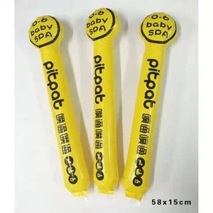 Customized inflatable PE cheering stick noise maker