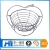 Import Customized Metal fruit storage basket modern design metal wire fruit basket metal fabrication service from China