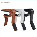 Customized Musical Instrument Accessories Guitar Capo Wood Acoustic Guitar Capo
