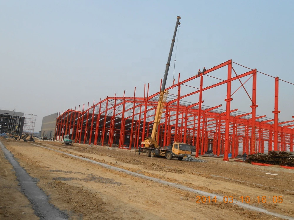 Customized Prefabricated Workshop Steel Structure Building Low Cost Factory Workshop Warehouse Steel Structure Building