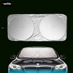 Customized Printing Logo Auto Bus Foldable Front Windshield Car Sunshade