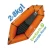 Import Customized top sale light weight TPU 1-Person inflatable packraft/ bike raft paddle kayak from China