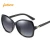 Import CX1923 OEM Ladies Oversized Black Frame Eyeglasses Women cat 3 Polarized Sunglasses UV400 from China