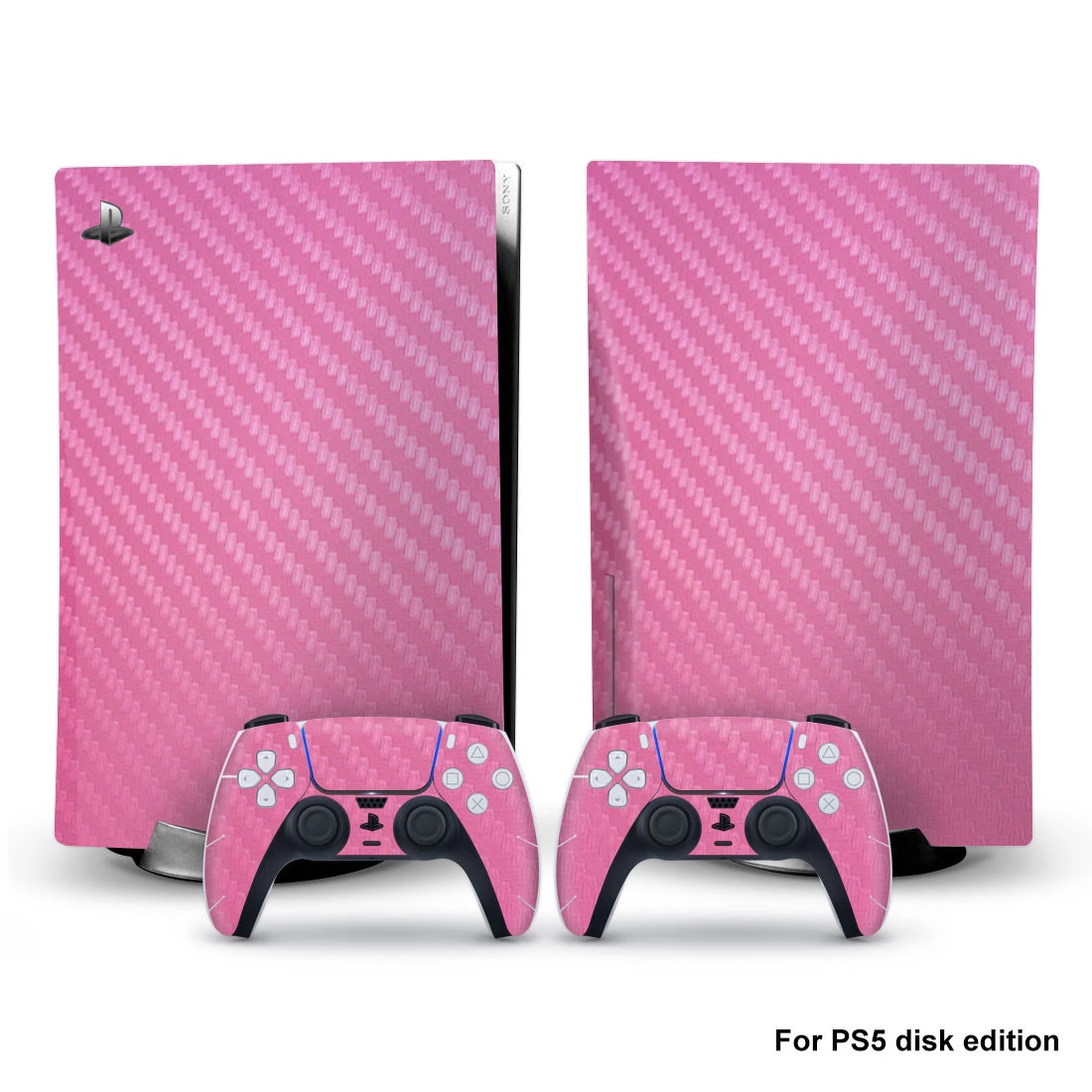 Data Frog for  PS5 Console Skin for PS5 Controller carbon fiber Skin Sticker for Playstation 5