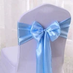 Decorative Bows Chair Cover Sashes for Wedding Party events