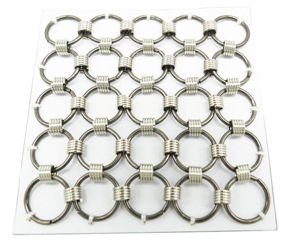 Buy Decorative Space Divider Metal Wire Mesh Drapery Gold Wire ...