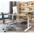 Import Desktop Table Writing Office Computer Desk PC Computer Desk Workstation PC Simple Design Modern with Bookshelf in Study Home OEM from China