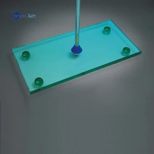 Different shape Thickness glass surface retort stand base lab supplies