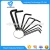 Import different size of hex allen key wrench set with carbon steel from China