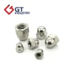 DIN 917 304 stainless steel Hexagon cap nuts M10 M12 M14