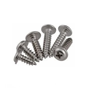 DIN968 Cross Recessed Round Washer Head Self Tapping Screw