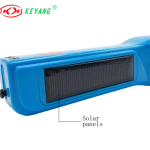 Direct wholesale product 1w hand flashlight LED torch with solar panels