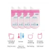 Disposable unisex handy urinal toilet bag in pink color