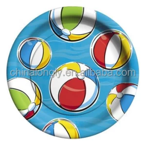Disposaple Printed Paper Plate/9 Inch Paper Plate