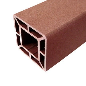 Diverse size wood plastic composite  wpc post pillar for outdoor project