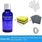 DIY 3 years duration headlamp coating motorcycle and car lenses fast headlight polish