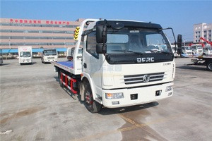 Dongfeng 4X2 Flat Bed / Carrier Wrecker / Platform Tow Truck for sale