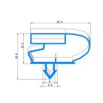 Door Manufacturers Oven Rubber Seal Extruded Refrigerator Gasket Replacement 147