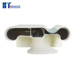 Double Color Plastic & Alu. Medical Hallway Safety Hand rail Safety Supporting Handrail for Elders and Patients