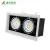 Import Double heads 5 Years Warranty Recessed 2652lm 3000K 24W led cob grille downlight square cob led downlight from China