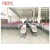 Import double seat supermarket shopping trolly grocery shopping cart with wire  basket from China
