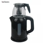 Double Turkish Tea maker Glass Kettle Electric Kettle