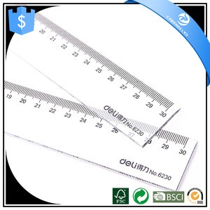 Drafting Supplies stationery 30 cm size measuring custom plastic ruler