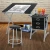 Import Drawing Desk Drafting Table w/ Stool  Drafting Draft Table Art & Craft Drawing Desk Art Hobby Folding Adjustable Craft Table w/S from China