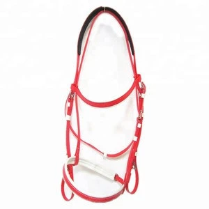 driving horse harness high quality fancy pvc race bridle
