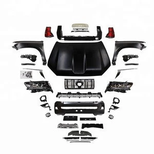 DSN auto parts front rear bumper upgrade body kit to 2018 body kit for prado fj150 2010 - 2016