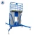 Import Dual Mast Manlift Aerial Work Platform Electric Vertical Lift Platform from China