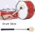 Import Durable Bass Drum Mallet Drumstick with Wool Felt Head Percussion Marching Band Accessory from China