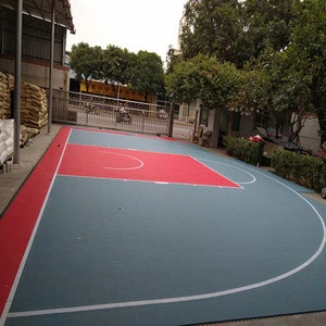 Durable material outdoor basketball court fire resistant tennis for plastic flooring