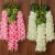 Import E-1151 INS artificial  flower wedding decoration silk 3 fork wisteria flower for garden from China