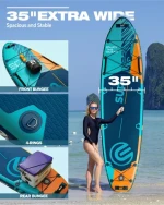 E SUP Electric surf boards stand up paddle board with electric Fin inflatable electric surfboard with seat by esup